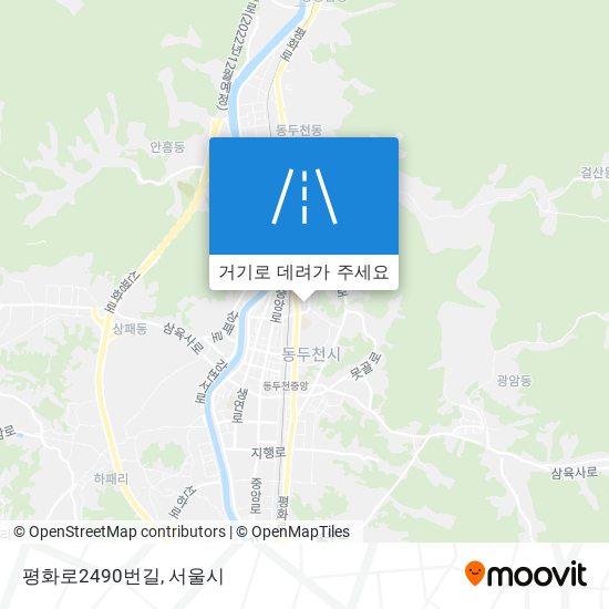 평화로2490번길 지도