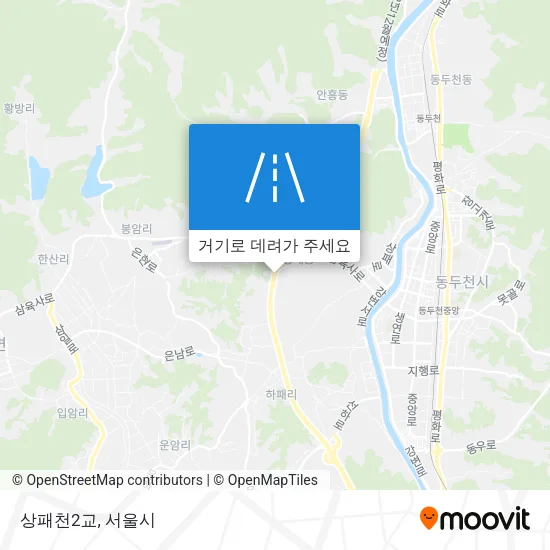 상패천2교 지도