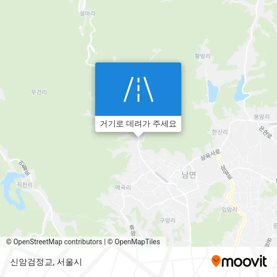 신암검정교 지도