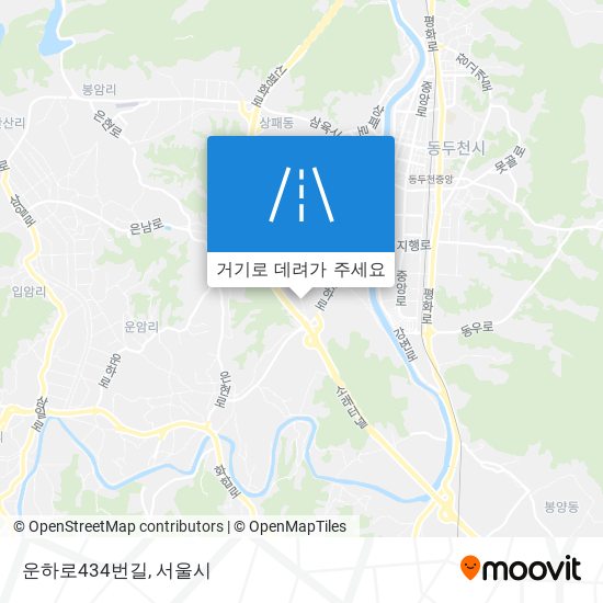 운하로434번길 지도