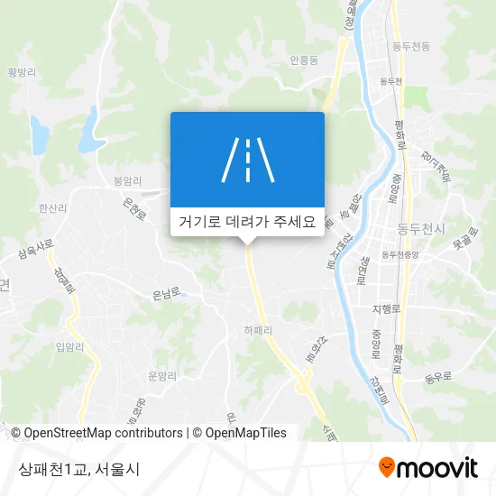 상패천1교 지도