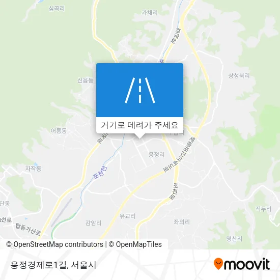 용정경제로1길 지도