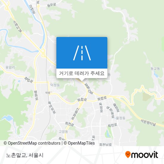 노촌말교 지도