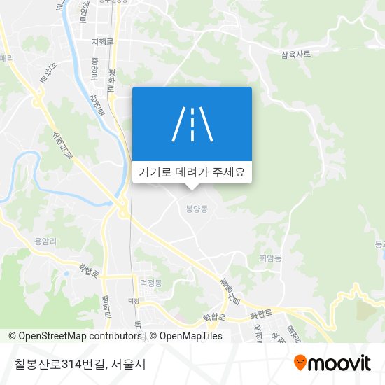 칠봉산로314번길 지도