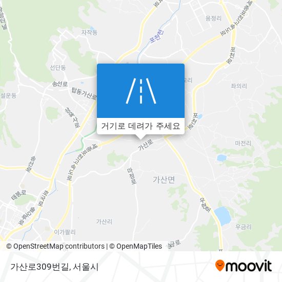 가산로309번길 지도