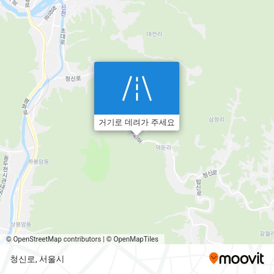 청신로 지도