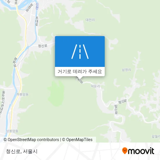 청신로 지도