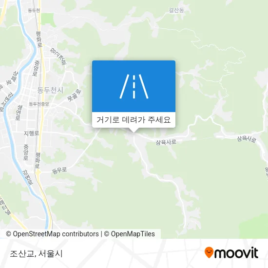 조산교 지도