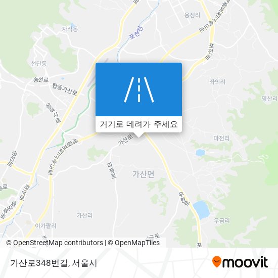 가산로348번길 지도