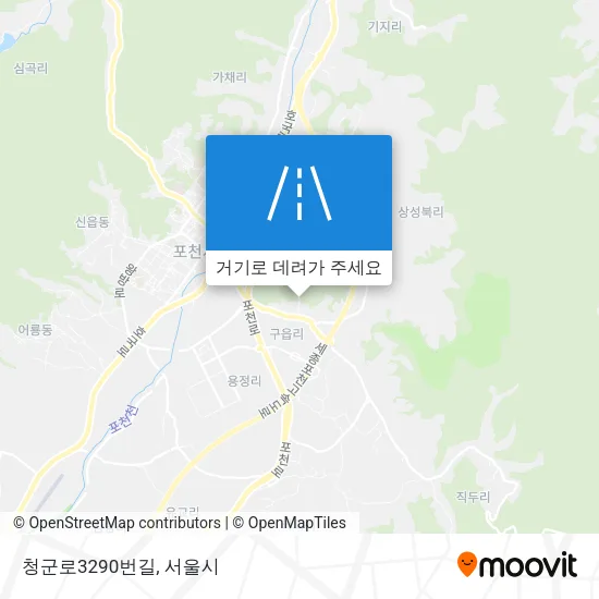청군로3290번길 지도