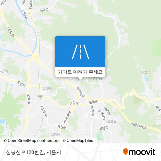 칠봉산로120번길 지도