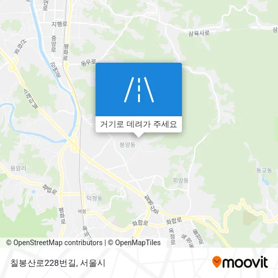 칠봉산로228번길 지도