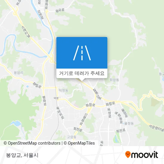 봉양교 지도