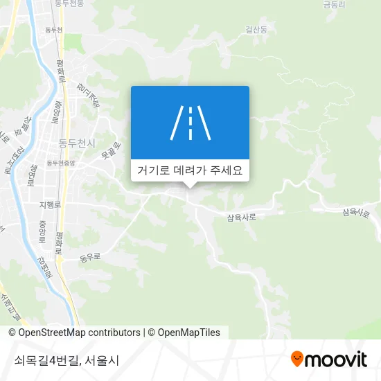 쇠목길4번길 지도