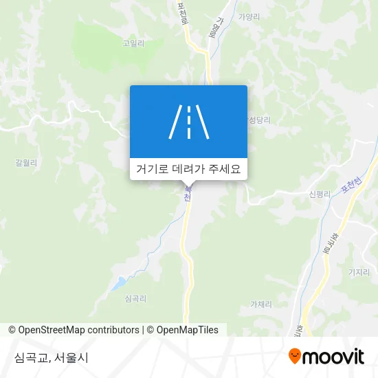 심곡교 지도