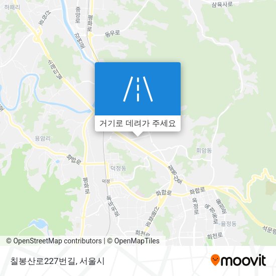 칠봉산로227번길 지도