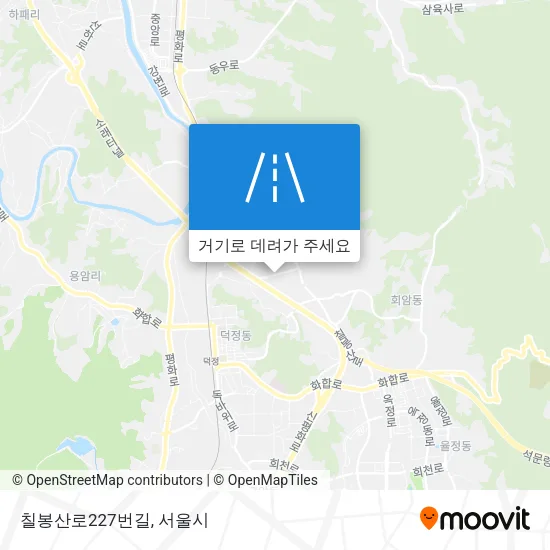 칠봉산로227번길 지도