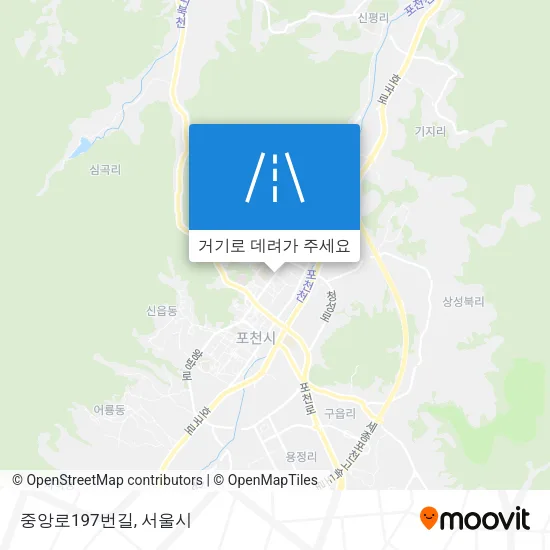 중앙로197번길 지도