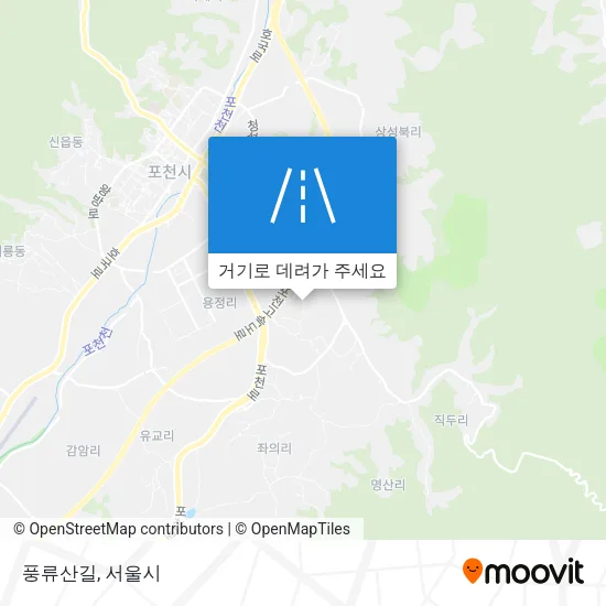 풍류산길 지도