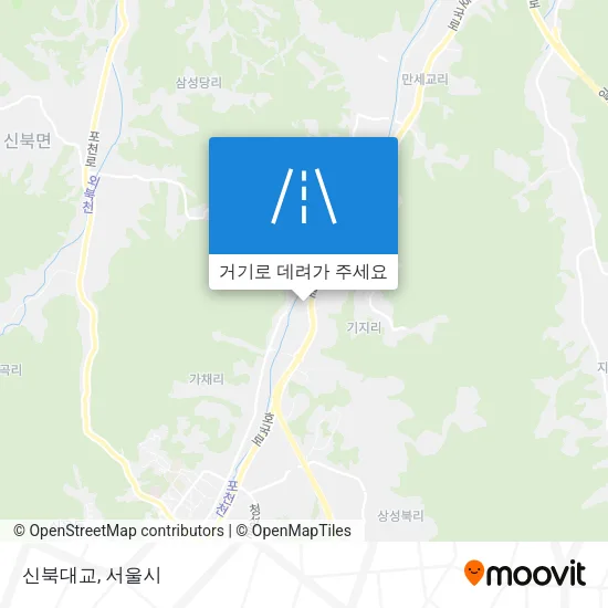 신북대교 지도