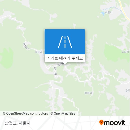삼정교 지도
