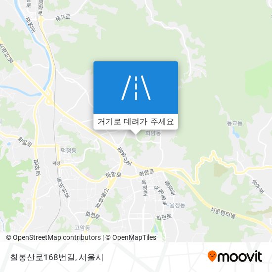 칠봉산로168번길 지도