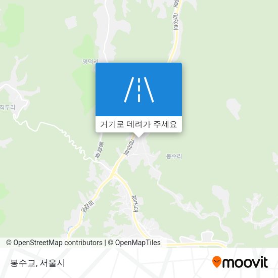 봉수교 지도