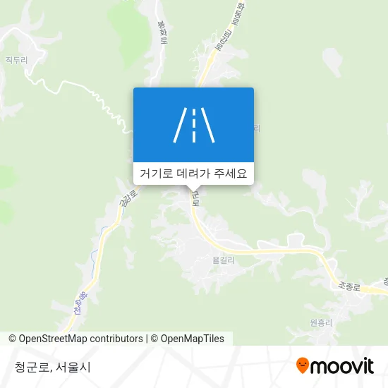청군로 지도