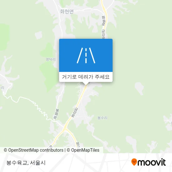 봉수육교 지도
