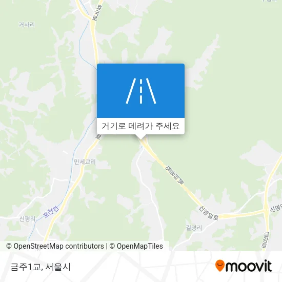 금주1교 지도