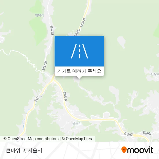 큰바위교 지도