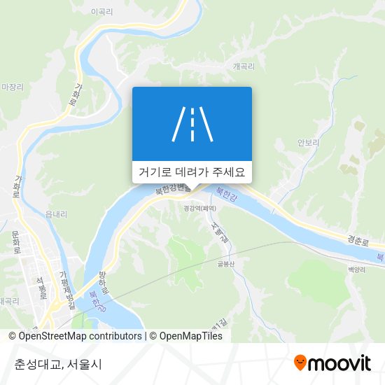 춘성대교 지도