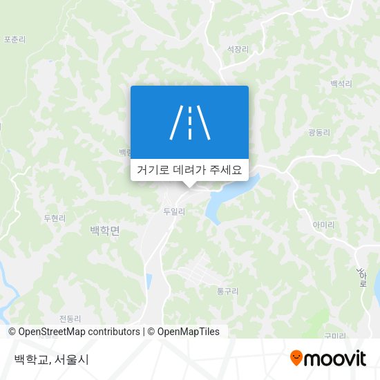 백학교 지도