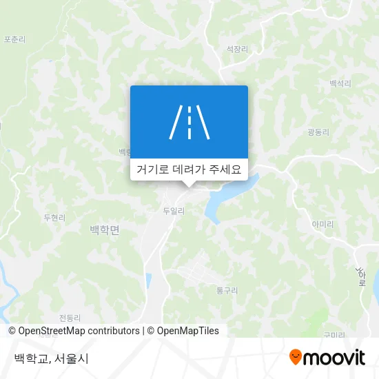백학교 지도