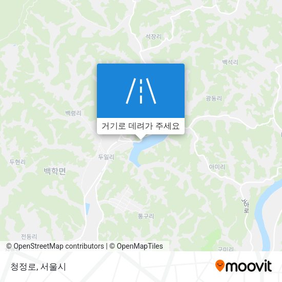 청정로 지도