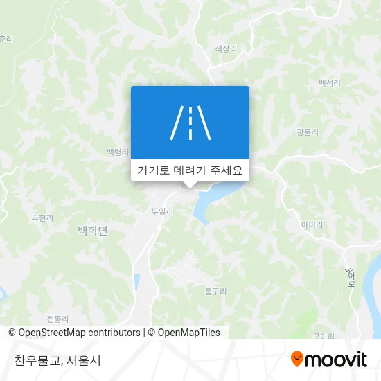 찬우물교 지도