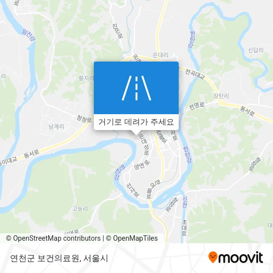 연천군 보건의료원 지도