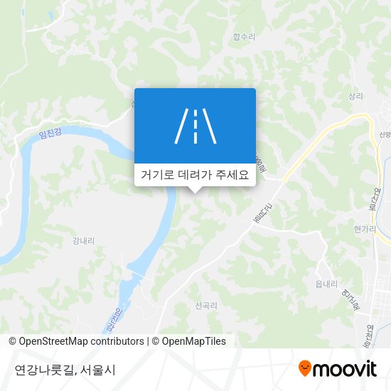연강나룻길 지도