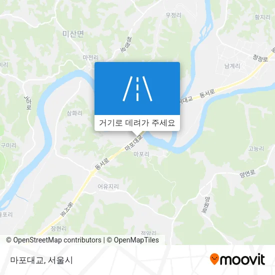 마포대교 지도