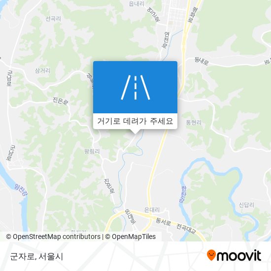 군자로 지도