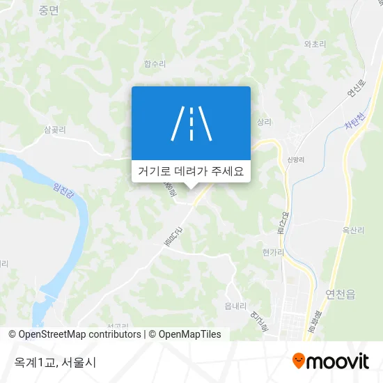 옥계1교 지도