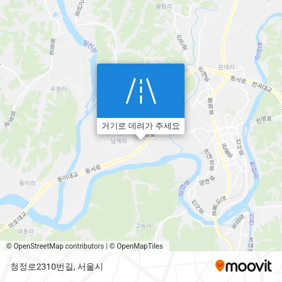 청정로2310번길 지도
