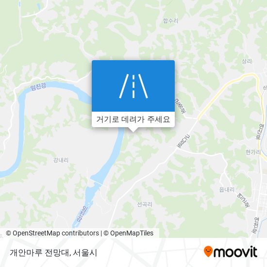 개안마루 전망대 지도