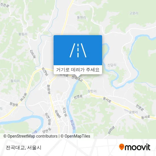 전곡대교 지도