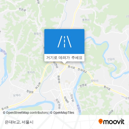 은대Ic교 지도