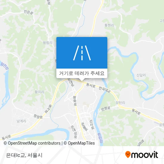 은대Ic교 지도