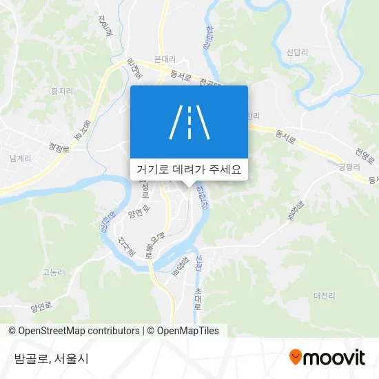 밤골로 지도