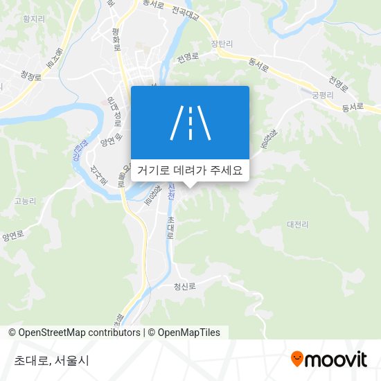 초대로 지도