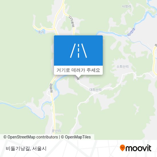 비둘기낭길 지도