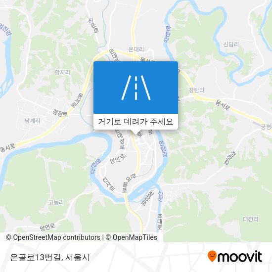 온골로13번길 지도
